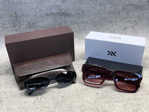 Two pairs of sunglasses