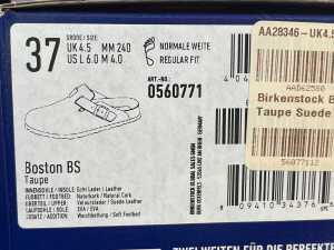 Two pairs of Birkenstock Boston BS size US 4 Men's - 4