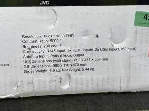 JVC 40 inch smart TV - 3