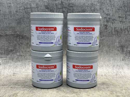 Four tubs of Sudocrem