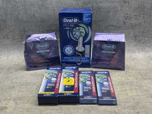 Group of Oral B products