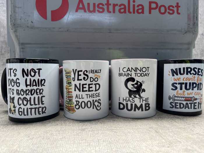 Group of 15+ novelty mugs