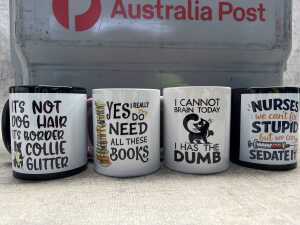 Group of 15+ novelty mugs