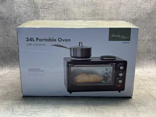 Healthy Choice 34L portable oven