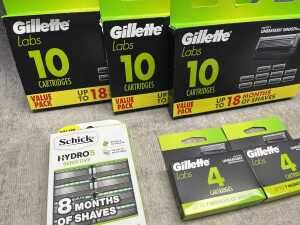 Group of Gillette Labs razors - 2