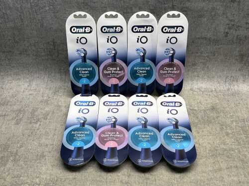 Group of Oral B brush heads