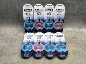 Group of Oral B brush heads