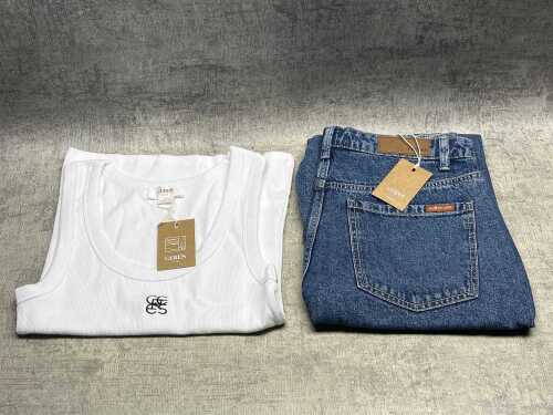 Ceres Life tank top size S & jeans size 12