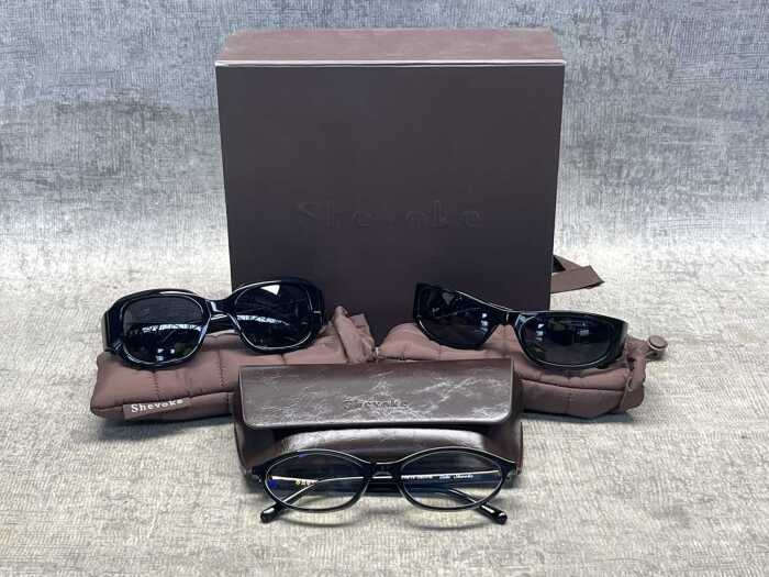 Three pairs of Shevoke glasses