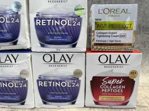 Group of Olay & L'Oreal products - 2