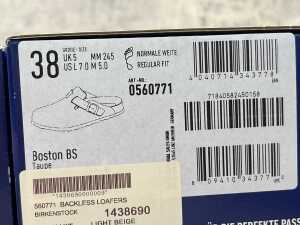 Two pairs of Birkenstock Boston BS size US 5 Men's - 4