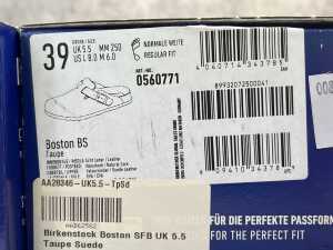 Two pairs of Birkenstock Boston BS size US 6 Men's - 4