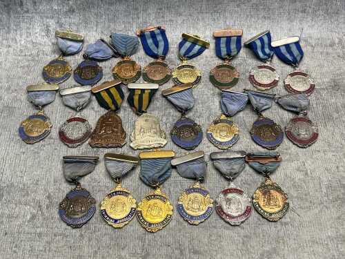 Group of NSW Amateur Swimming Association medals