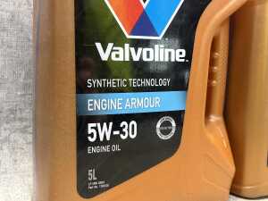 Two bottles of Valvoline 5W-30 engine oil - 2