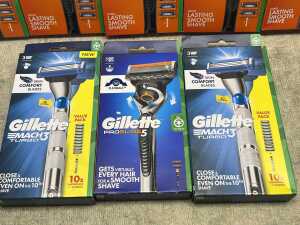 Group of Gillette products - 3