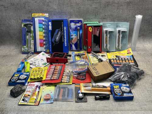 Group of garage products