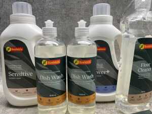 Group of Basisto's cleaning products - 2