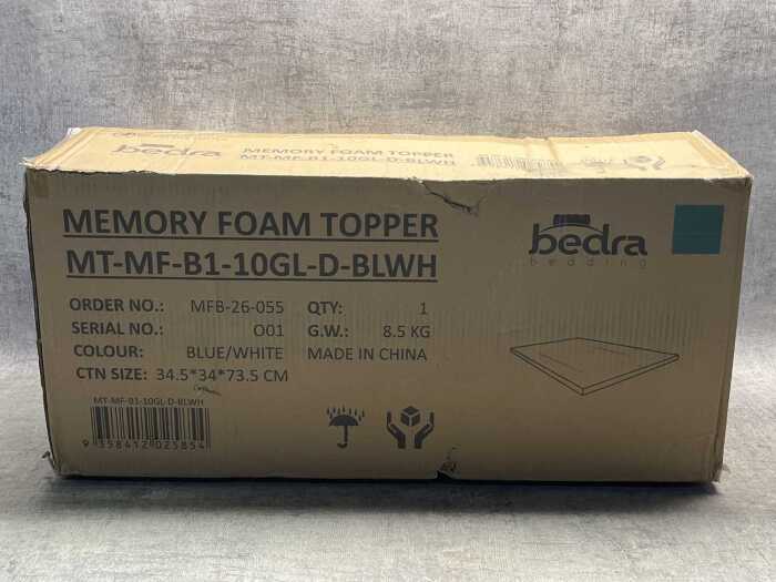 Bedra memory foam topper