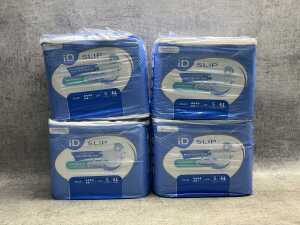 Four packs iD Slip absorbent underwear size S