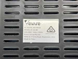 Vevare 8L digital air fryer - 3