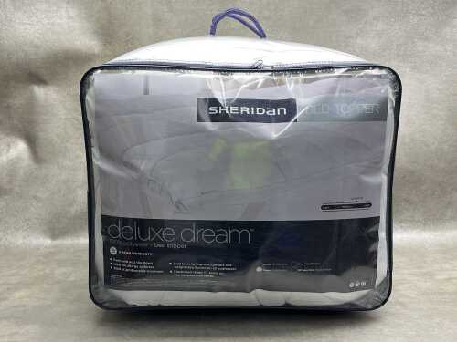 Sheridan Deluxe Dream bed topper (Q) RRP $372
