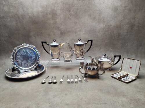 Vintage silver-plated tableware