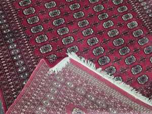 Princess Bokhara hand-made wool rug - 3