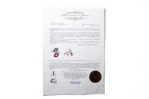 An aquamarine, pink sapphire and diamond ring in 14ct carat white and rose gold - 6