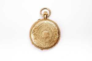A Victorian open face pocket watch in 18 carat yellow gold - 4