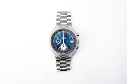 A vintage Omega Seamaster Mark III automatic chronograph watch
