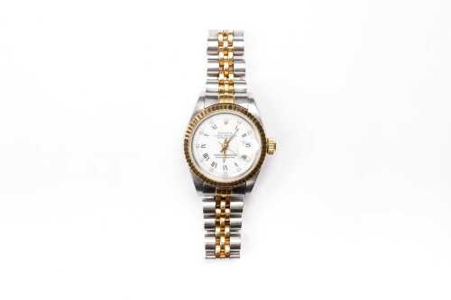 A Rolex Datejust Superlative chronometer automatic ladies watch