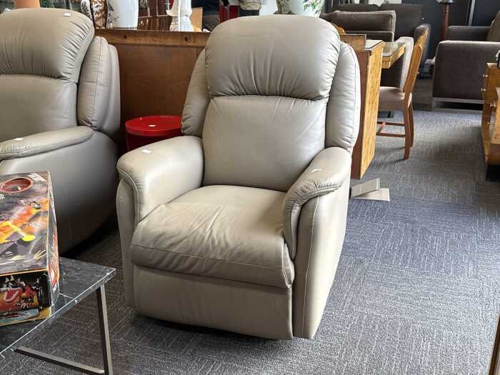 Garstone leather reclining armchair