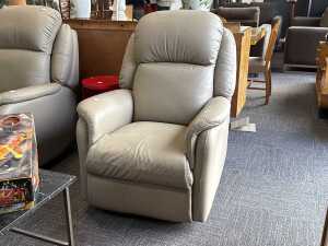 Garstone leather reclining armchair