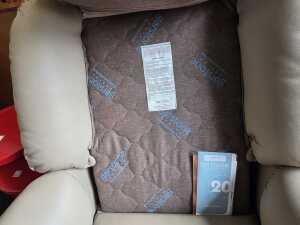 Garstone leather reclining armchair - 6