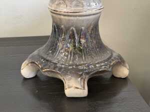 Pair of urn-shaped ceramic lustre-glazed vases - 5