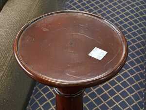 Mahogany pedestal - 2