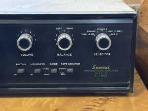 Sansui AU-555 stereo amplifier - 2