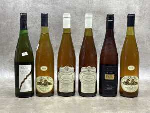 Mixed Riesling wine, six bottles, including Jasper Hill Riesling 1996