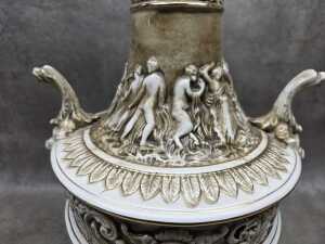 Capodimonte ceramic twin-handled vase - 2