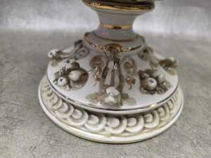 Capodimonte ceramic twin-handled vase - 4