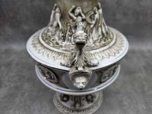 Capodimonte ceramic twin-handled vase - 6