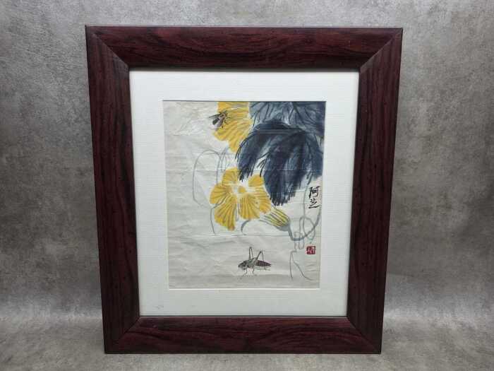 After 'Qi Bai Shi ', Chinese traditional water colour and ink painting on paper