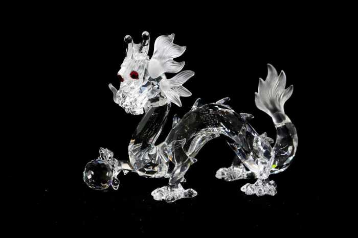 Swarovski Crystal Dragon figure