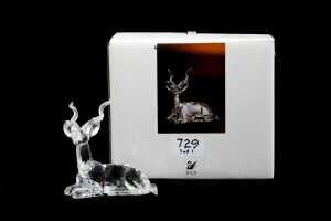 Swarovski Annual Edition 1994 'inspiration Africa' Kudu Antelope crystal figure - 5
