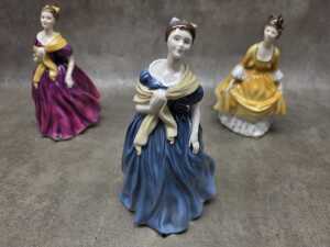 Three Royal Doulton porcelain lady figures - 4