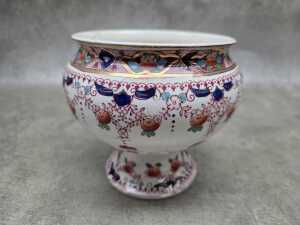 Royal Excella Derby ceramic footed bowl with Imari style design - 4