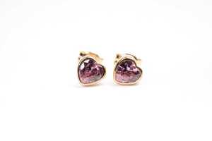 Two pairs of stud earrings in 9 carat yellow gold - 2