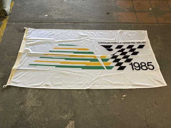 Australian Formula 1 Grand Prix Adelaide 1985 flag
