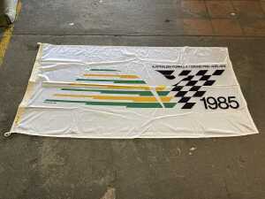 Australian Formula 1 Grand Prix Adelaide 1985 flag