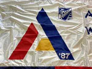 Skal International commemorative fabric flag from Adelaide, 1987 - 3